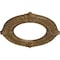 Ekena Millwork Benson Ceiling Medallion (Fits Canopies up to 6 1/8"), 11 1/8"OD x 6 1/8"ID x 5/8"P, Rubbed Bronze CM11BNRZS - alternate 3